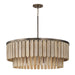 Capital Lighting - 355661DR - Six Light Pendant - Jada - Dark Brass