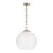 Capital Lighting - 355812MA-551 - One Light Pendant - Cleo - Matte Brass