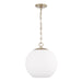 Capital Lighting - 355812MA-552 - One Light Pendant - Cleo - Matte Brass