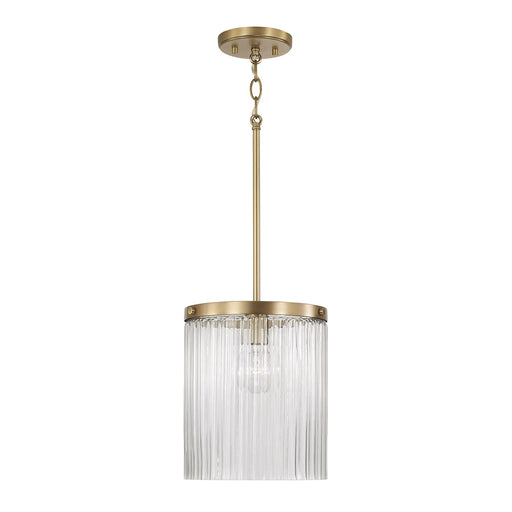 Capital Lighting - 356211AD - One Light Pendant - Vaughn - Aged Brass