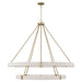 Capital Lighting - 449802MA - 20 Light Chandelier - Delaney - Matte Brass