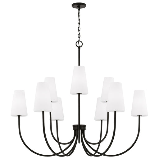 Capital Lighting - 455291MB-550 - Nine Light Chandelier - Averitt - Matte Black