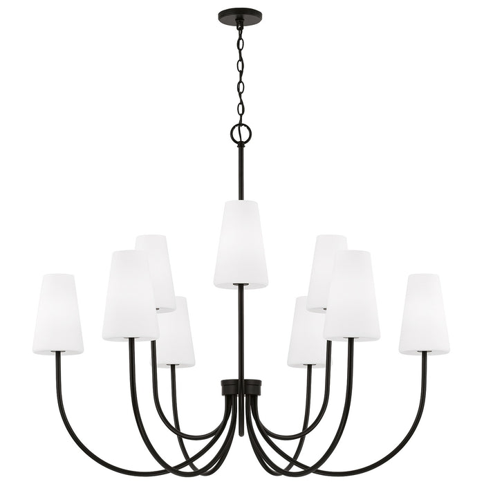 Capital Lighting - 455291MB-550 - Nine Light Chandelier - Averitt - Matte Black