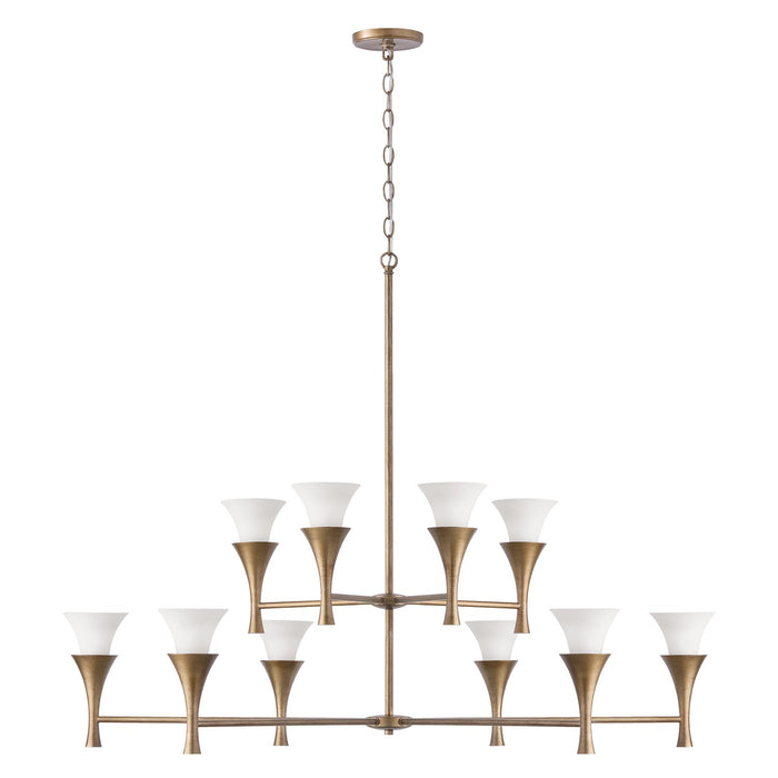 Capital Lighting - 455701ML - Ten Light Chandelier - Nola - Mystic Luster