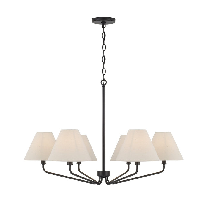 Capital Lighting - 456661ES-713 - Six Light Chandelier - Chadwick - Espresso