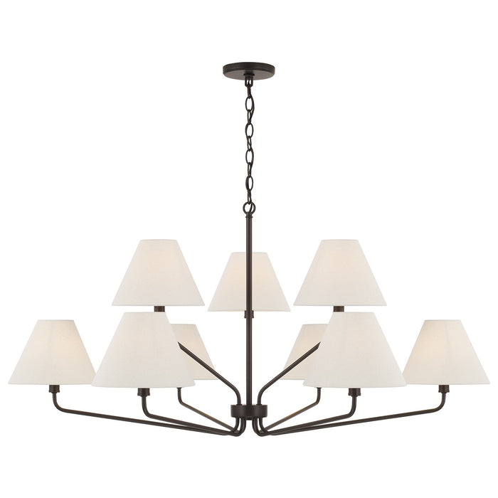 Capital Lighting - 456691ES-713 - Nine Light Chandelier - Chadwick - Espresso