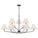 Capital Lighting - 456691ES-713 - Nine Light Chandelier - Chadwick - Espresso