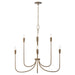 Capital Lighting - 456881MZ - Eight Light Chandelier - Marley - Mystic Bronze