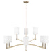 Capital Lighting - 457091MA-715 - Nine Light Chandelier - Ingrid - Matte Brass