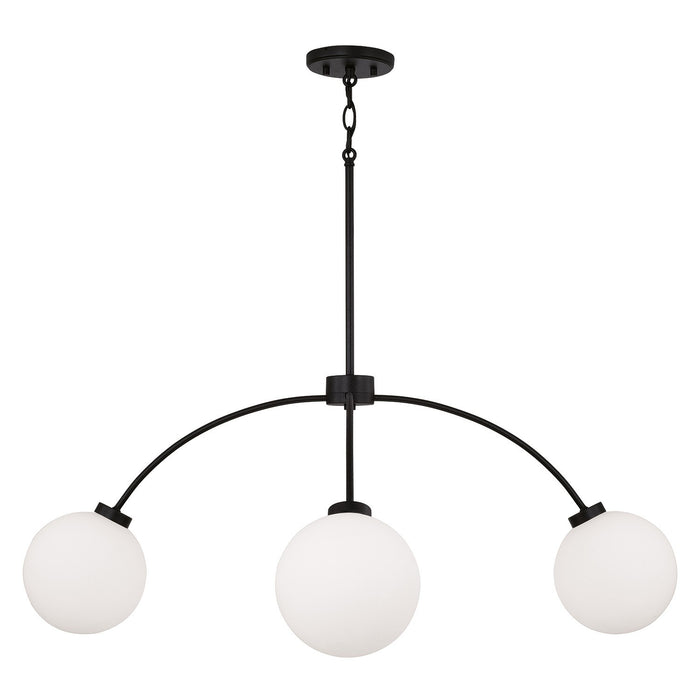 Capital Lighting - 457141BI-557 - Four Light Chandelier - Amos - Black Iron