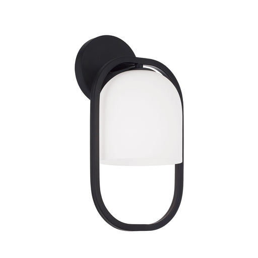 Zeek One Light Wall Sconce Matte Black