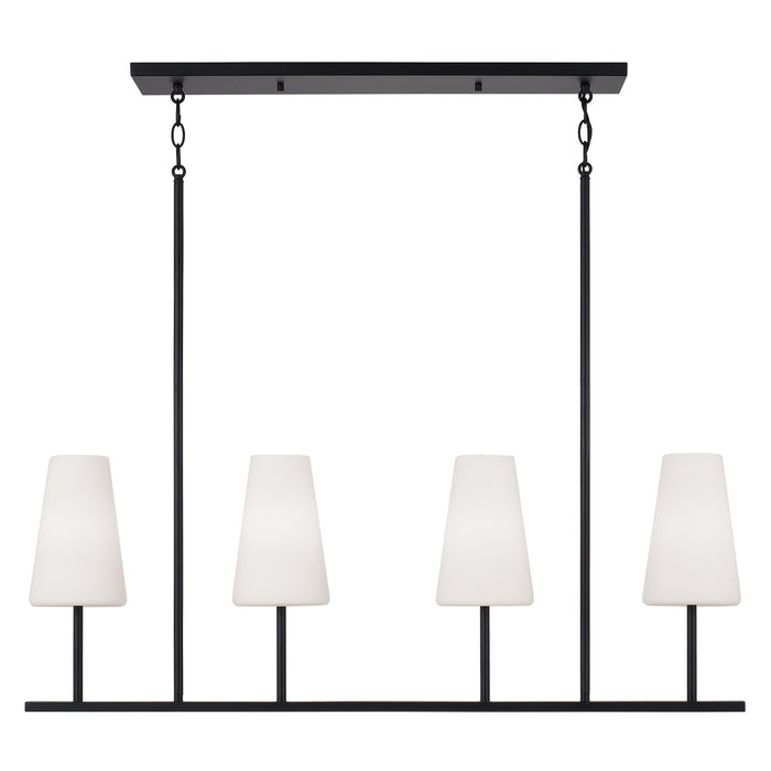 Capital Lighting - 855241MB-550 - Four Light Island Pendant - Averitt - Matte Black