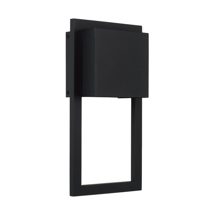 Capital Lighting - 956011BK-GL - One Light Outdoor Wall Lantern - Nate - Black