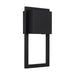 Capital Lighting - 956011BK-GL - One Light Outdoor Wall Lantern - Nate - Black