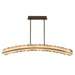 Kalco - 518462WB - LED Island Pendant - Meridian - Winter Brass