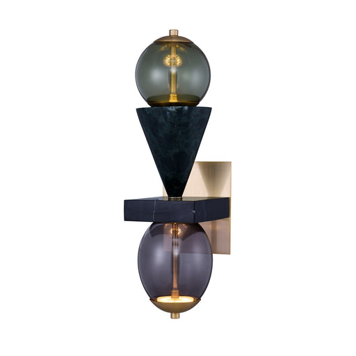 Demi LED Wall Sconce Winter Brass
