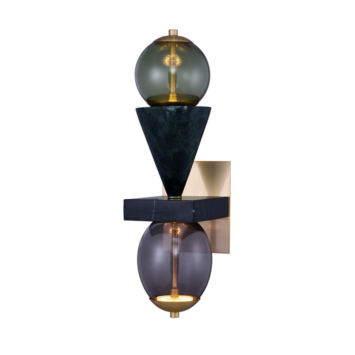 Kalco - 518721WB - LED Wall Sconce - Demi - Winter Brass