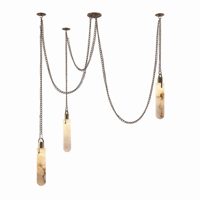 Kalco - 519273WB - LED Pendant - Flint - Winter Brass