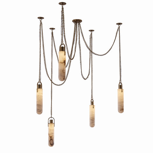 Kalco - 519275WB - LED Pendant - Flint - Winter Brass