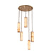 Kalco - 520752WB - LED Pendant - Vertical - Winter Brass