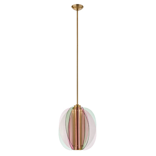 Tulipa LED Pendant Winter Brass