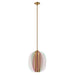 Kalco - 521055WB - LED Pendant - Tulipa - Winter Brass