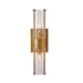 Kalco - 521332VGB - Two Light Wall Sconce - Duet - Vintage Brass