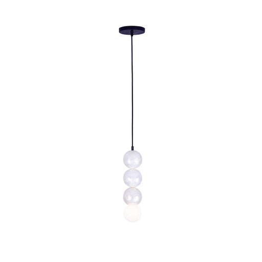 Pearls One Light Pendant Matte Black
