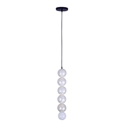 Pearls One Light Pendant Matte Black