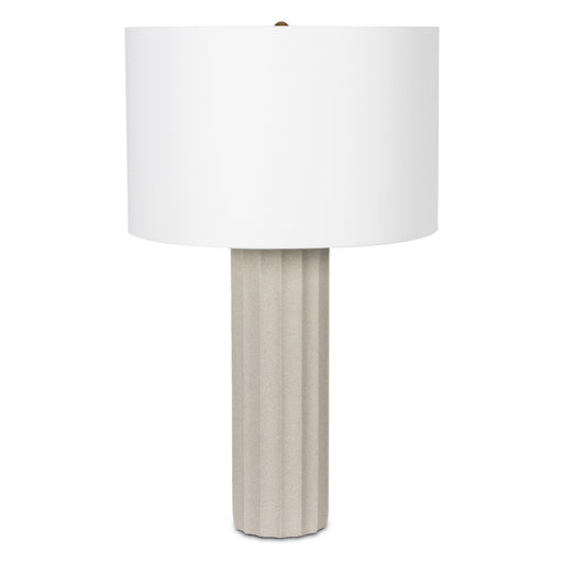 Tambour One Light Table Lamp Grey