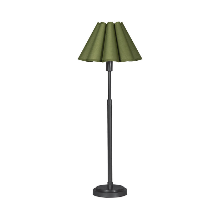 Regina Andrew - 13-1681BB-GRN - One Light Buffet Lamp - Polly - Blackened Brass