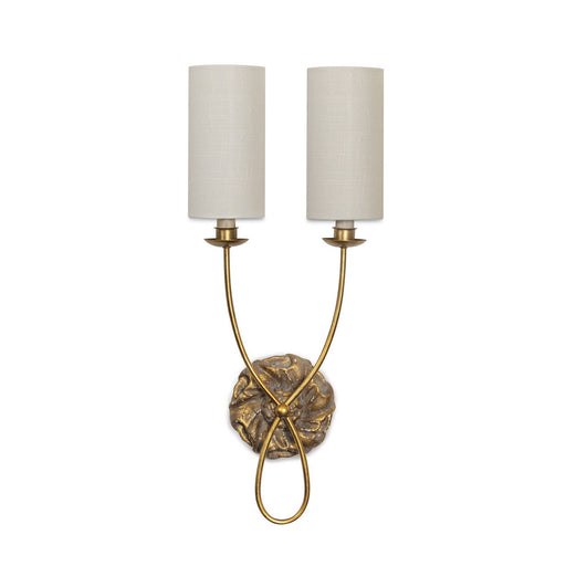 Domonique Two Light Wall Sconce Antique Gold