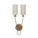 Regina Andrew - 15-1237 - Two Light Wall Sconce - Domonique - Antique Gold