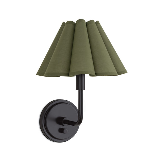 Polly One Light Wall Sconce Blackened Brass