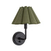 Regina Andrew - 15-1241BB-GRN - One Light Wall Sconce - Polly - Blackened Brass