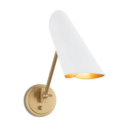 Vest One Light Wall Sconce White