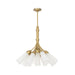 Regina Andrew - 16-1498 - Nine Light Chandelier - Mousseaux - Natural Brass