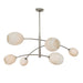 Regina Andrew - 16-1512PN-ALB - Six Light Chandelier - Artemis - Polished Nickel