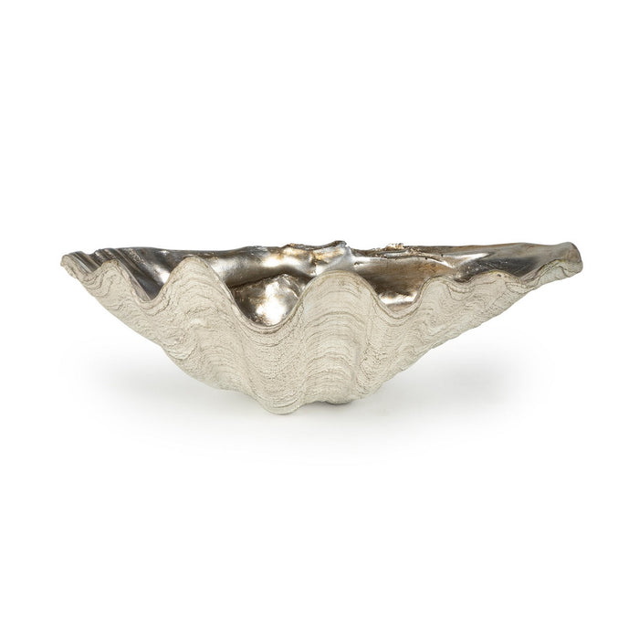 Regina Andrew - 20-1036AMBSL - Bowl - Clam - Ambered Silver Leaf