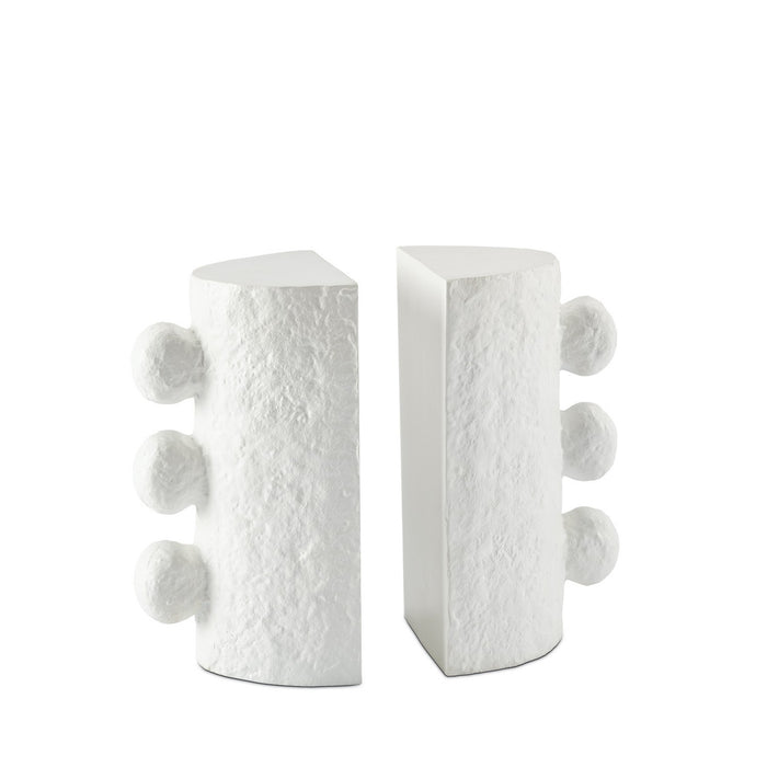 Regina Andrew - 20-1651WT - Bookend Set - Sanya - White