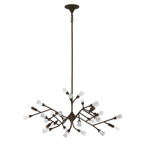 Malinda Six Light Chandelier Bark