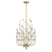 Savoy House - 1-3597-4-127 - Four Light Chandelier - Irina - Noble Brass