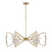 Savoy House - 1-4529-6-221 - Six Light Chandelier - Marbella - Gold Shimmer