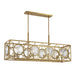 Savoy House - 1-5066-8-322 - Eight Light Linear Chandelier - Balfour - Warm Brass