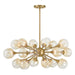Savoy House - 1-7935-18-322 - 18 Light Chandelier - Matisse - Warm Brass