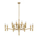 Savoy House - 1-9418-12-220 - 12 Light Chandelier - Tremont - Riviera Brass