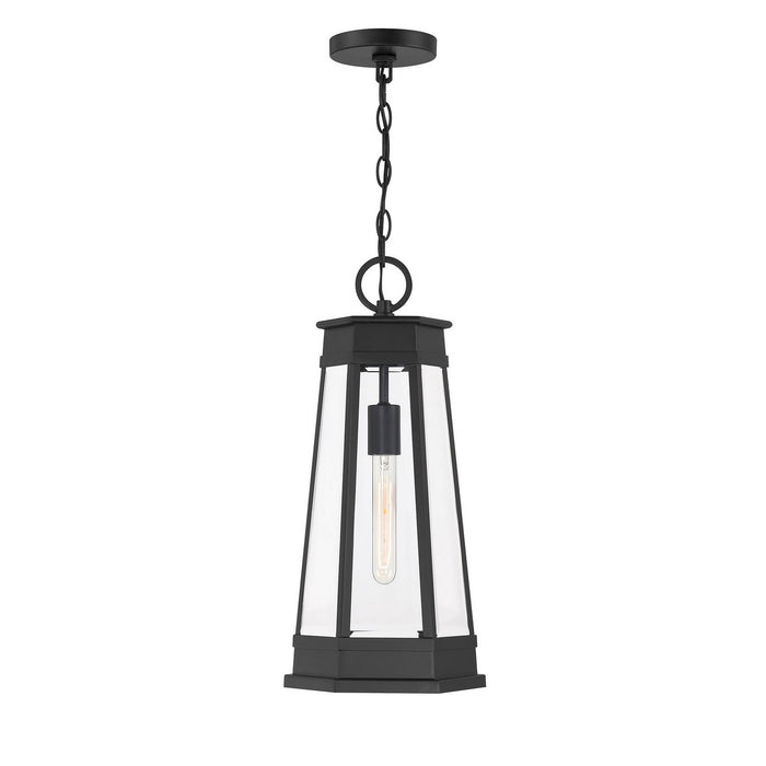Savoy House - 5-208-BK - One Light Outdoor Hanging Lantern - Payne - Matte Black