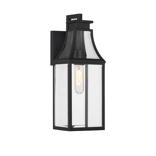 Savoy House - 5-605-BK - One Light Outdoor Wall Lantern - Emery - Matte Black