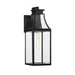 Savoy House - 5-606-BK - One Light Outdoor Wall Lantern - Emery - Matte Black