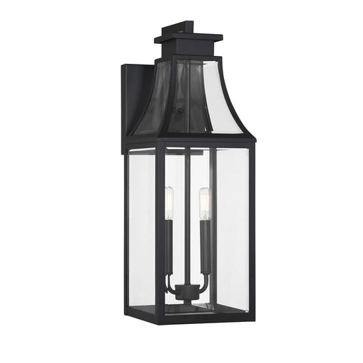 Savoy House - 5-607-BK - Two Light Outdoor Wall Lantern - Emery - Matte Black